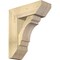 Ekena Millwork Olympic Slat Rough Sawn Bracket w/ Offset Brace, Douglas Fir, 8"W x 22"D x 26"H BKT0806X22X26OLY06RDF - alternate 1